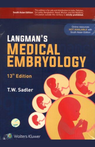 Buy Langman’s Medical Embryology, 13ed 2nd hand books, Authored by sadler from Used Book Store