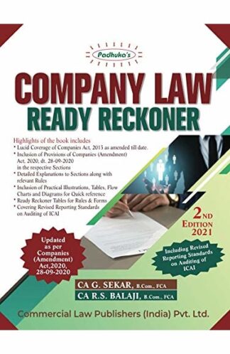 Buy Company Law Ready Reckoner Used Books Online from Used Book Store